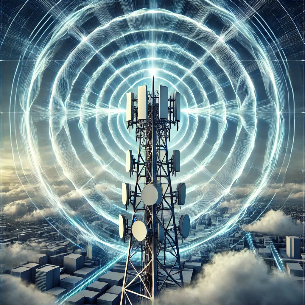 Antenne 5G incitant à se demander comment se protéger des ondes électromagnétiques